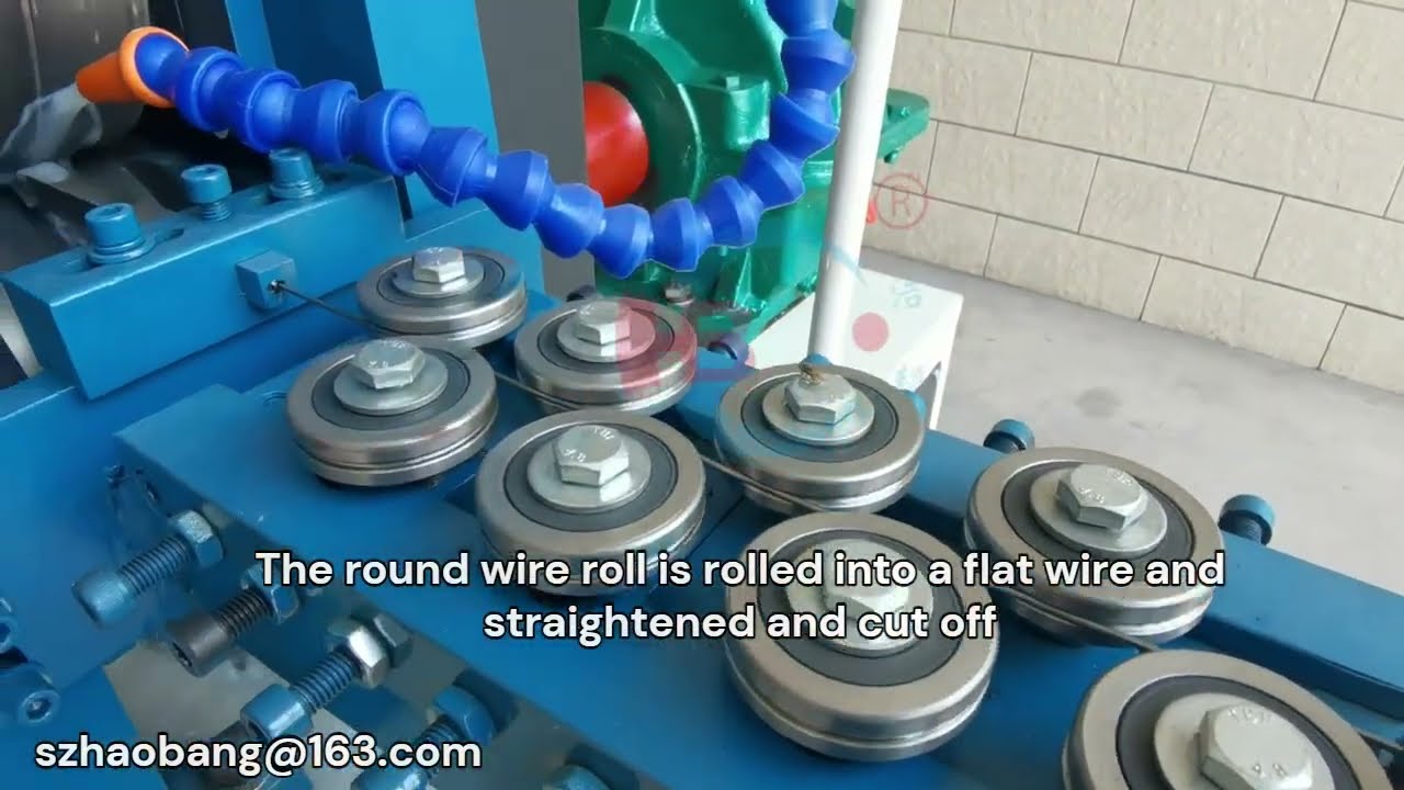 Combined Metal Wire Roll Forming, Straightening, and Automatic Cutting Machine