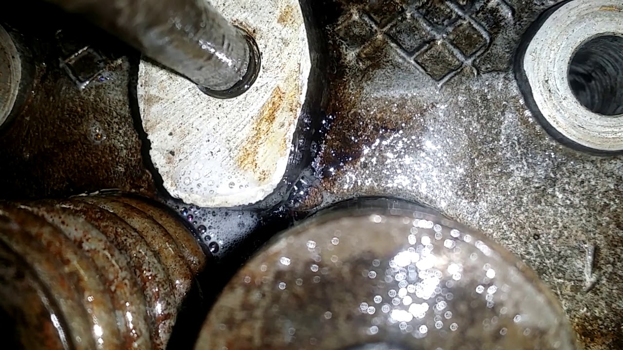 Опрессовка ГБЦ двигателя ЗМЗ-402 / УМЗ-421 (трещина у оси коромысел ...