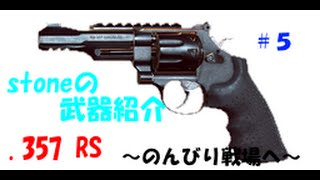 stoneの武器紹介 .357 RS編 ~のんびり戦場へ~