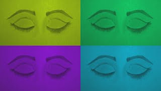 How To Draw Beautiful Sleeping Eyes For Beginners -Very Easy