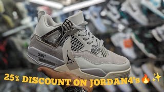 🗣️ ধামাকা অফার..!💥🗣️ 25% Discount In Jordan 4 's shoes.....!!💥🗣️