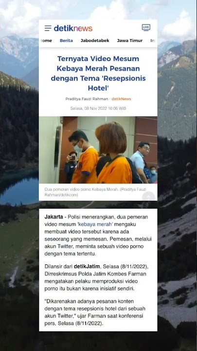 video mesum kebaya merah ternyata pesanan dengan bertema resepsionis hotel