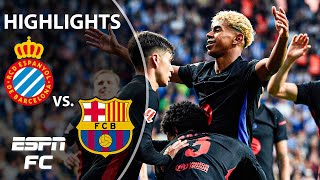 TITLE CLINCHER 🏆 Espanyol vs. Barcelona | LALIGA Highlights | ESPN FC