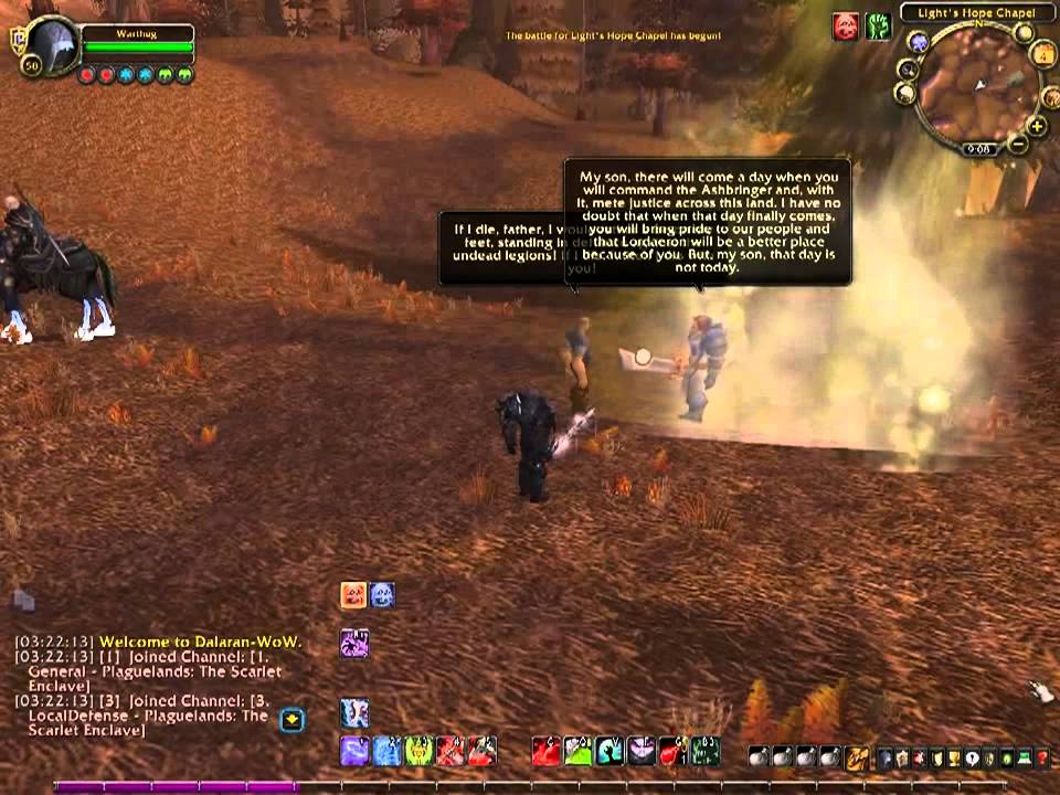 Andragende Kenya navigation Dalaran-WoW The Light of Dawn Quest (Death Knight Chain). - YouTube