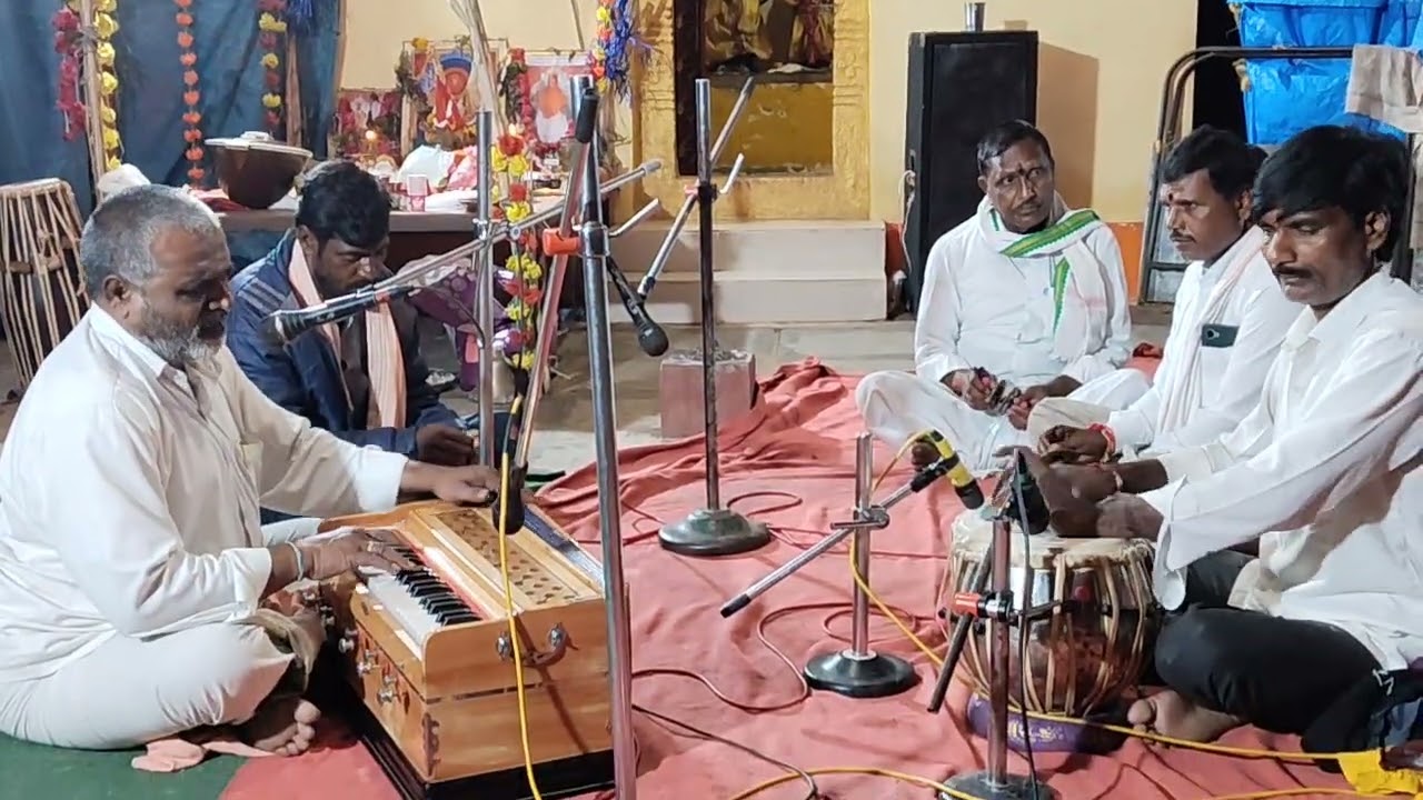 బ జీ లే రామ నామ గానం సంగయ్య స్వామి తబలా వీరన్న సప్త కార్యక్రమం పాండురంగ మందిర్ జంబి గా కె