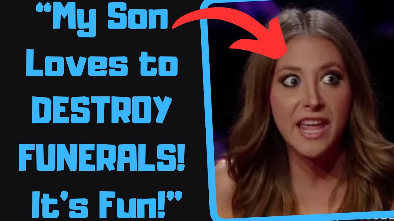 r/EntitledPeople - Karen Lets Her 5Yr Old RUIN A FUNERAL! Gets Mad When Stopped.