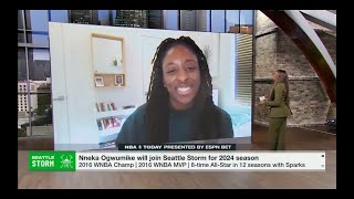 SUPER TEAM Nneka Ogwumike on Choosing the Seattle Storm w\/ Skylar Diggins \& Jewell Loyd #wnba