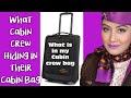 CABIN CREW Trolley Bag? What I Carry With Me for FLIGHTS, Mamta Sachdeva ex. Cabin Manager
