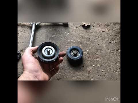 Как снять ролик ниссан кашкай