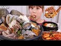 ASMR Mukbang｜용인 신봉동 맛집, 연평도해물탕에서 푸짐한 해물탕을 사먹어 봤어요!!