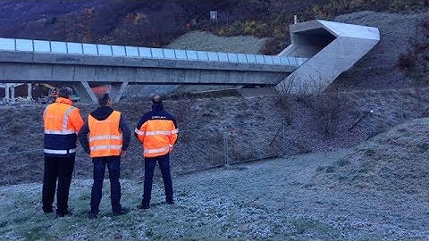 Scene one, take one! Plunge into the Ceneri Base Tunnel.