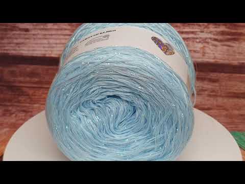 Video: Příze Čarovné klbko, (3n), 1000m, Limited Edition No.113, glitter irise