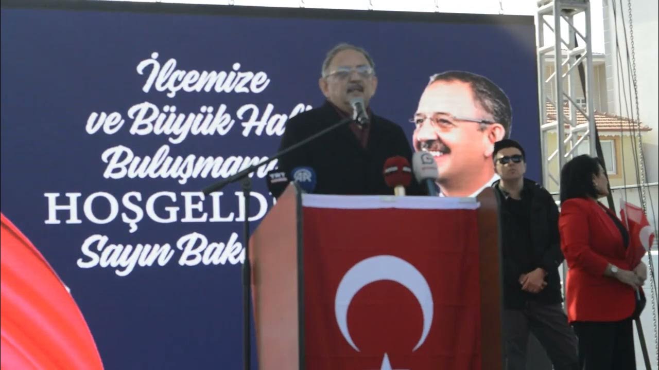 Adıyaman Gölbaşı Bakan Özhaseki: Yeni Alanları İmara Açacağız