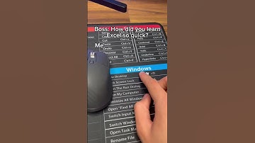 All because of this mousepad 😎 #excel #mousepad