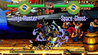 FT5 @samsho2: Ninja Master (BR) vs -Space-Ghost- (BR) [Samurai Shodown II Fightcade] Jul 12 screenshot 2