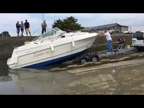 Mise a l'eau bateau sans mettre les roues dans l'eau