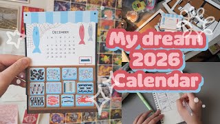 Datos i designed my dream 2026 calendar 🐟🦀🦐 Guía