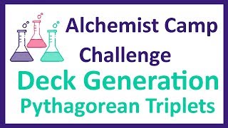 Solution to Challenge 8: Deck generation, Pythagorean Triplets and more