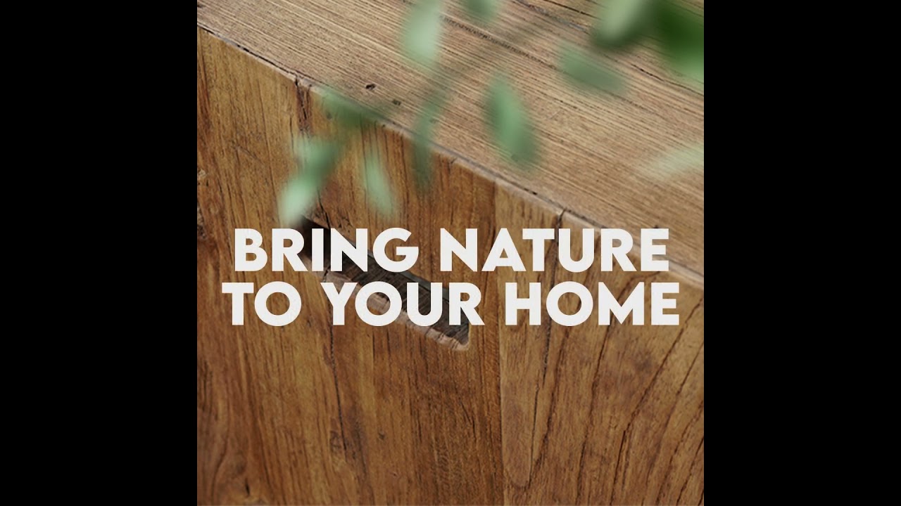 Bring Nature Back Into Your Home with Our Elm Wood Series Furniture