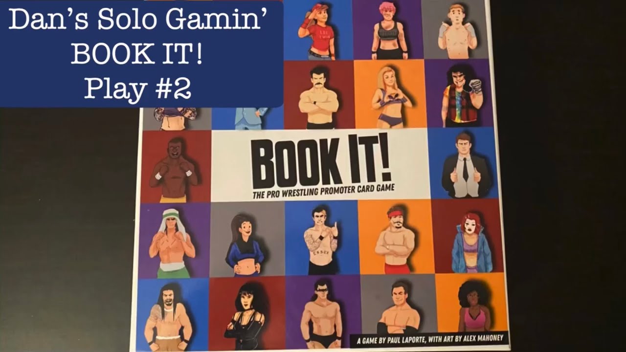 BOOK IT! THE PRO WRESTLING PROMOTER CARD GAME Play #2 (Hardcore) | Dan ...