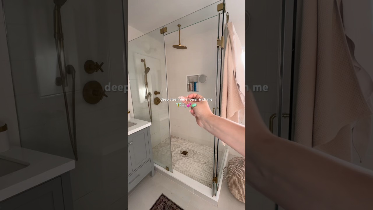 Satisfying Shower Deep Clean🫧 