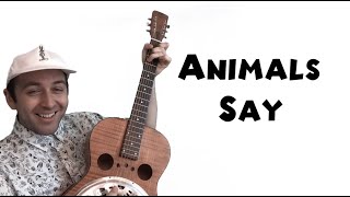 Animals Say Animal Noises Mr Elephant Kids Songs Kids Cartoon 