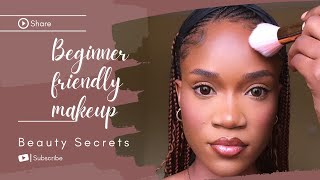 Beginner friendly makeup + beauty tips / soft glam/ tido_ cute 🤎 screenshot 2