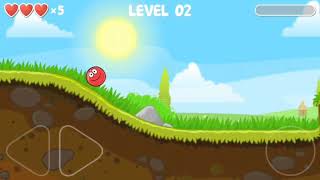 Gameplay : Red ball 4 . Adventure platformer kategori game family & kids ini character mirip game Bo screenshot 2