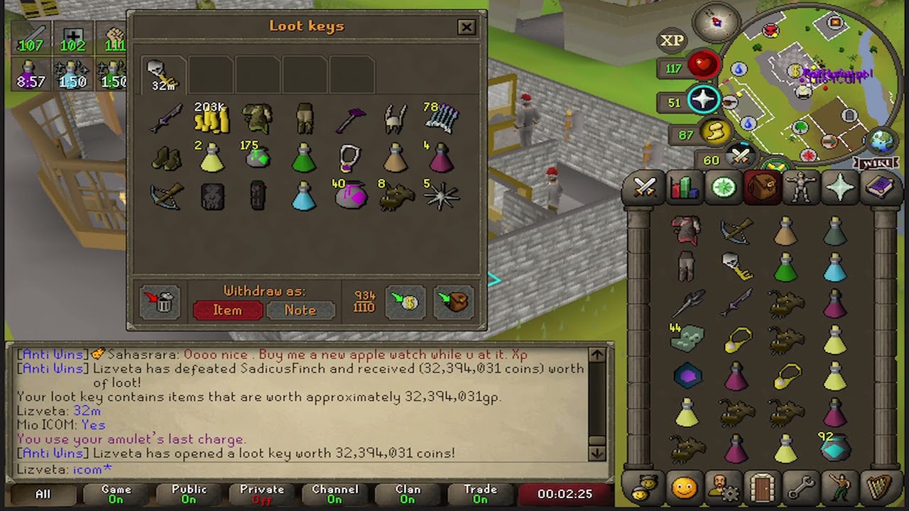 Лучшие моменты #3 | OSRS 450m pked