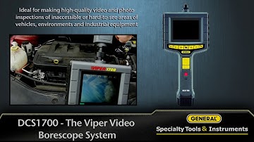 The General Tools DCS1700 Viper High Performance VGA Recording Video Borescope System