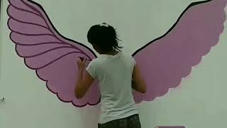 Beautiful wings wall art/by Chandrima Haldar