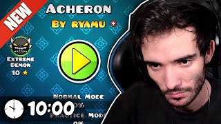 EL CHAT ME HIZO JUGAR ACHERON, EL NUEVO TOP 1 (Geometry Dash)