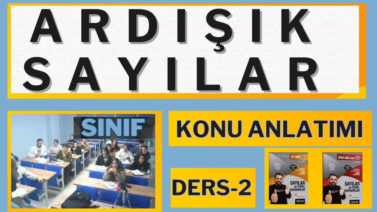 26) Ardışık Sayılar -2 Konu Anlatımı Detaylı | Temel Kavramlar Ardışık Sayılar