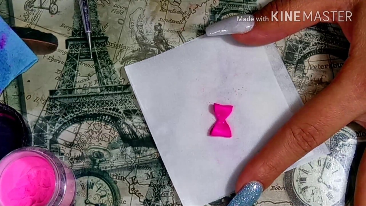 COMO HACER MOÑO DE ACRÍLICO EN 3D / 3D ACRILIC BOW