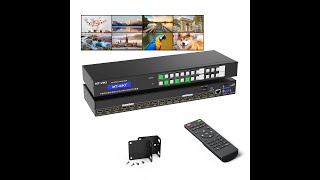 Mt-Viki 4K Hdmi Matrix 8X8 For Esports Gamers, Meeting Rooms, And Multi-Scenario Live Streaming