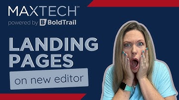 Building a Landing Page inside BoldTrail Tutorial 👩 💻