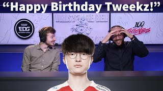French Caster Freaks Out After Getting Birthday Message From Faker!!