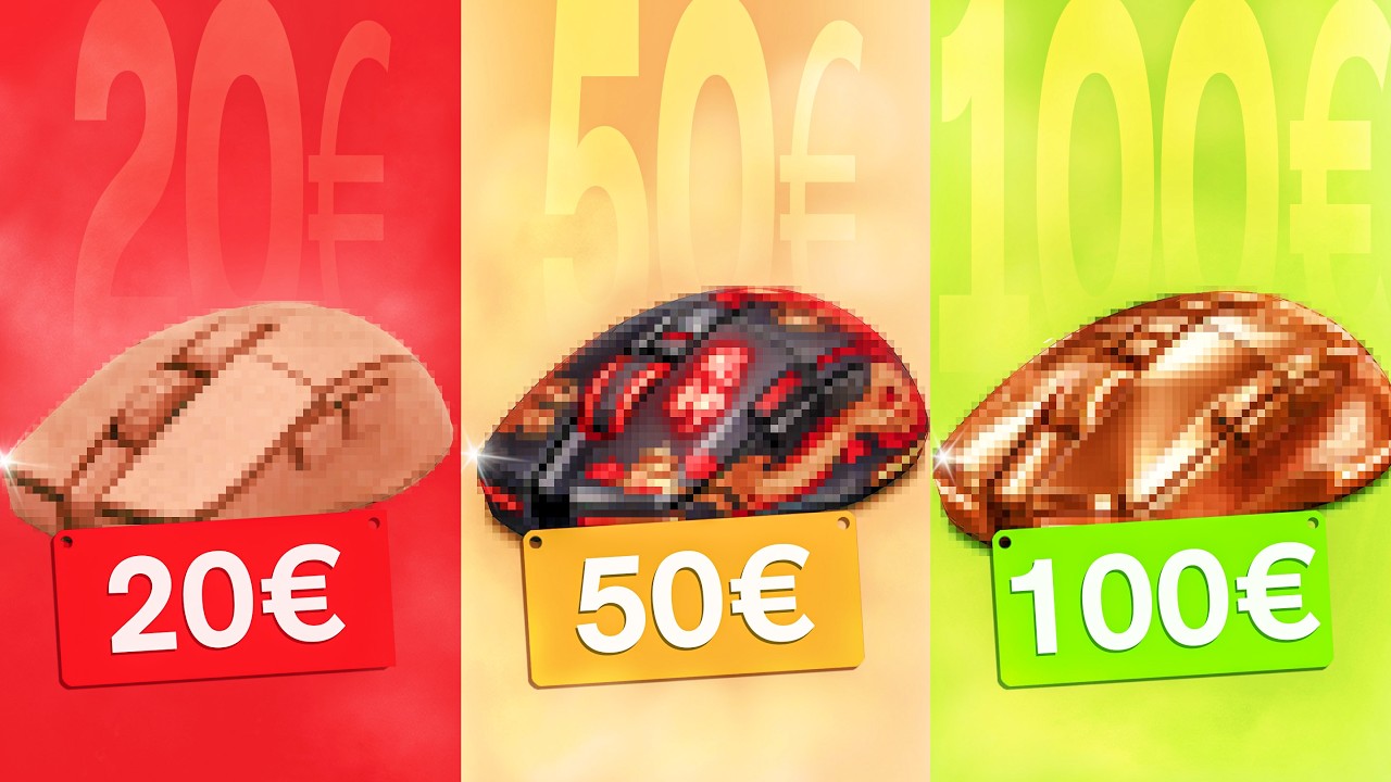 20€ vs 50€ vs 100€ Maus