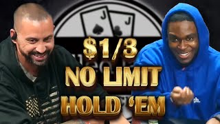 ROLLED JACKS Livestream - $1/3 No Limit Hold 'Em - 3/27/2024