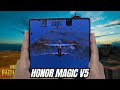 HONOR MAGIC V5 TEST GAME PUBG MOBILE | Snapdragon 8 Elite