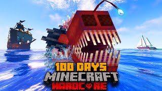 100 Days In An Underwater World In Hardcore Minecraft screenshot 2