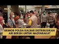 BRIMOB POLDA KALBAR DISTRIBUSIKAN AIR BERSIH UNTUK MASYARAKAT