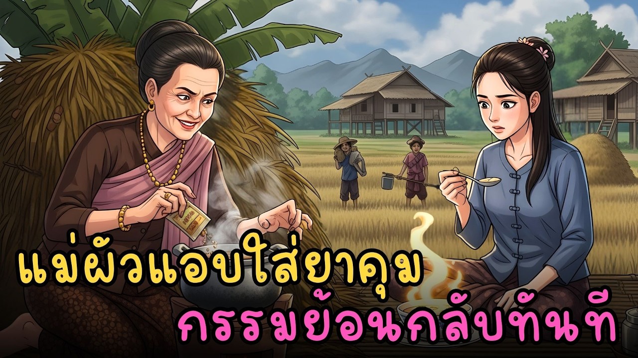 แผนร้ายแม่ผัว! วางยาสะใภ้เพราะดูถูก สุดท้ายกรรมย้อนคืน| นิทานพื้นบ้านไทย · เรื่องเล่าเก่าแก่