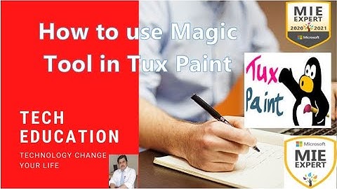 How to use Magic Tool in Tux Paint