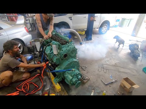 first-start-of-detroit-diesel-after-rebuild