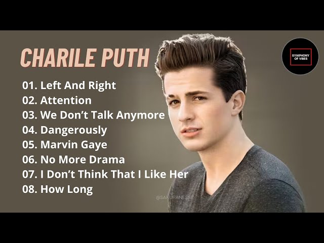 Charlie Puth Greatest Hits Playlist class=