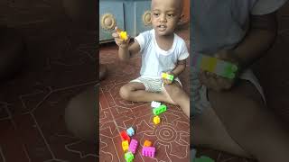 #2 yr # baby ... buliding block
