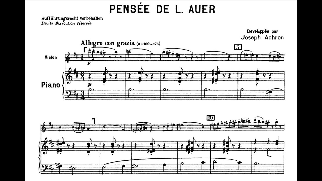 Classical Gems - Concert No.7 'Joseph Achron'