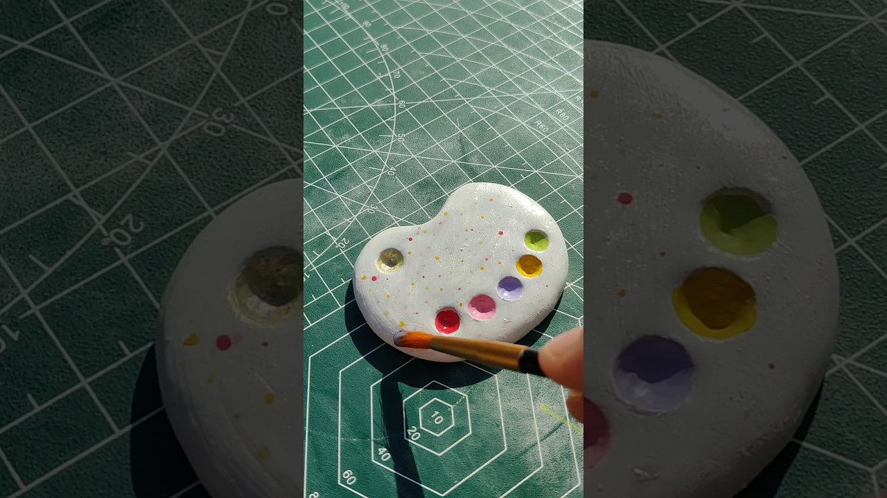 DIY Mini Colour Palette 😱|| Clay Craft|| 