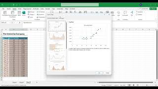 Simple Linear Regression on Excel